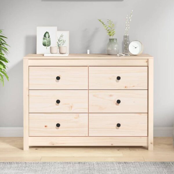 Abilene Wooden Chest Of 6 Drawers In Natural