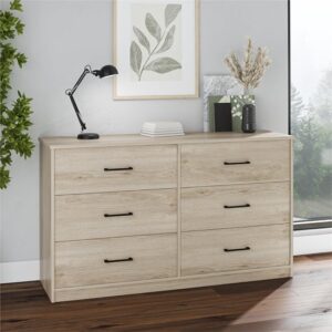 Barrie Wooden Chest Of 6 Drawers In Light Oak