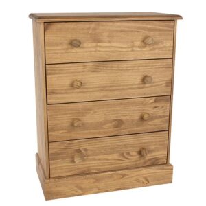 Calixto Wooden Chest Of 4 Drawers In Oak