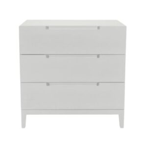 Ogen Wooden Chest Of 3 Drawers In White